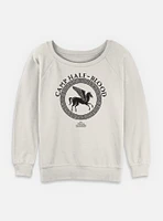 Percy Jackson And The Olympians Camp Half Blood Logo Womens Slouchy Sweatshirt