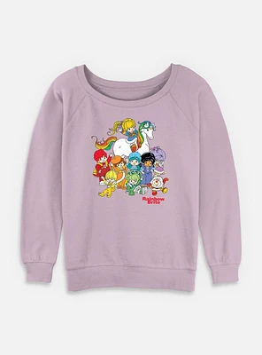 Rainbow Brite And Friends Womens Slouchy Sweatshirt