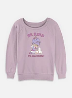 Rainbow Brite Kind To All Womens Slouchy Sweatshirt