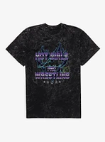Hot Girls Love Pro Wrestling Mineral Wash T-Shirt