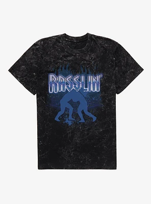 Wrestling Rasslin' Mineral Wash T-Shirt