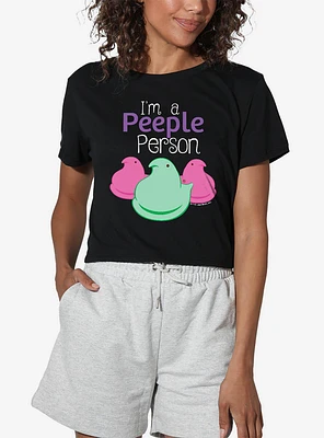 Peeps Easter I'm A Peeple Person Womens Crop Top