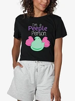 Peeps Easter I'm A Peeple Person Womens Crop Top
