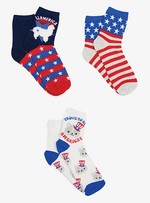 Americana 3-Pairs Crew Socks