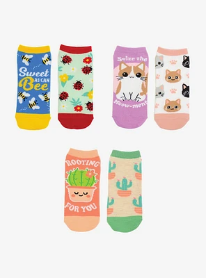 Summertime 6-Pairs Lowcut Socks