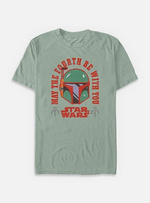 Star Wars Boba Fett May The 4th Garment Dye T-Shirt