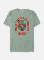 Star Wars Boba Fett May The 4th Garment Dye T-Shirt
