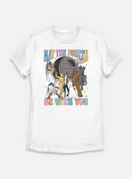 Star Wars A New Hope May The Fourth Be With You  Womens T-Shirt