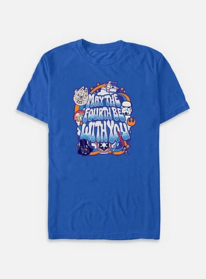 Star Wars Bubble Text May The Fourth T-Shirt