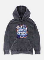 Star Wars Bubble Text May The Fourth Mineral Wash Hoodie