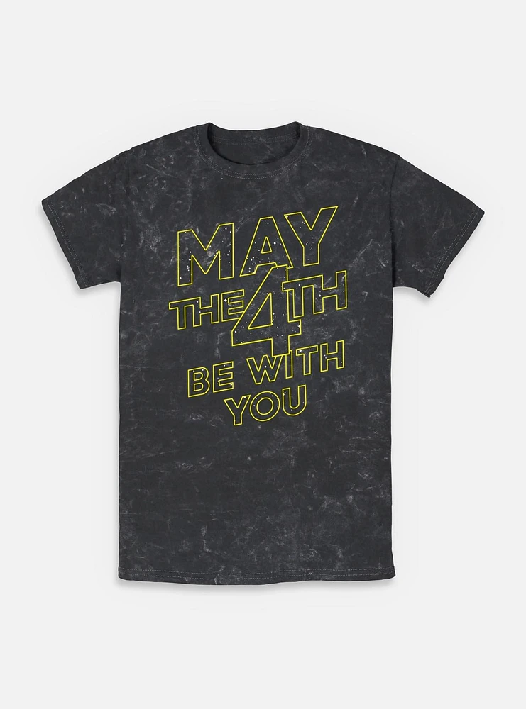 Star Wars May The 4th Be With You Mineral Wash T-Shirt