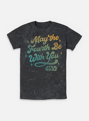 Star Wars Celebrate May The 4th Gradient Mineral Wash T-Shirt
