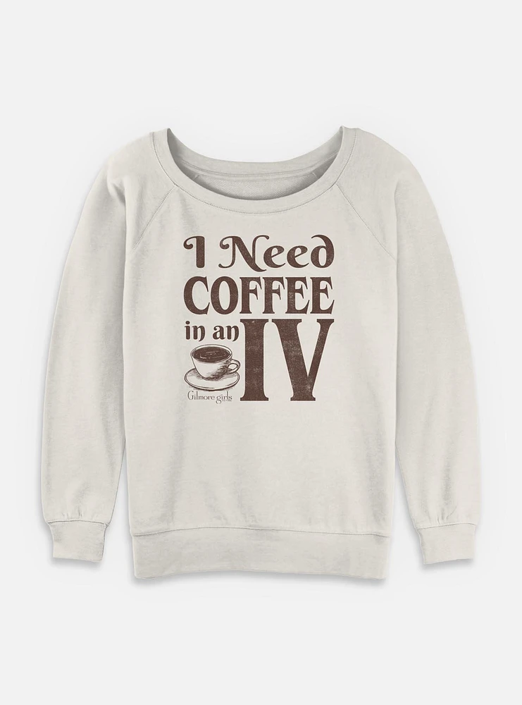 Gilmore Girls Need Coffee An IV Womens Slouchy Sweatshirt