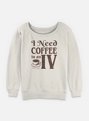 Gilmore Girls Need Coffee An IV Womens Slouchy Sweatshirt
