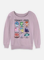 Disney Pixar Inside Out Today I Feel Womens Slouchy Sweatshirt
