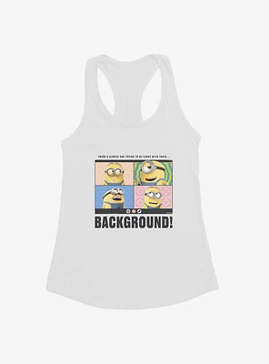 Minions Funny Background Womens Tank Top