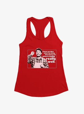 Parks And Recreation Andy Doing Well Womens Tank Top
