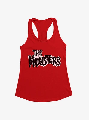 The Munsters Black & White Title Womens Tank Top