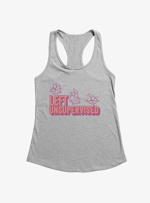 Minions Spotty Left Unsupervised Womens Tank Top