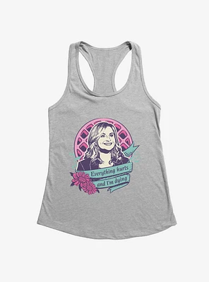 Parks And Recreation Everything Hurts Womens Tank Top