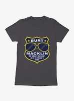Parks And Recreation Burt Macklin Badge Womens T-Shirt