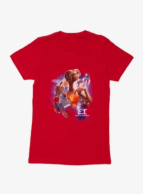 E.T. 40th Anniversary Iconic Movie Scenes Graphic Womens T-Shirt