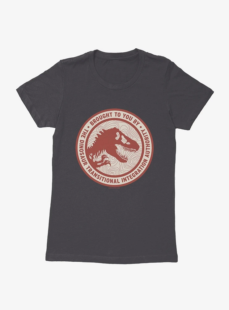 Jurassic World Dominion Dinosaur Authority Womens T-Shirt