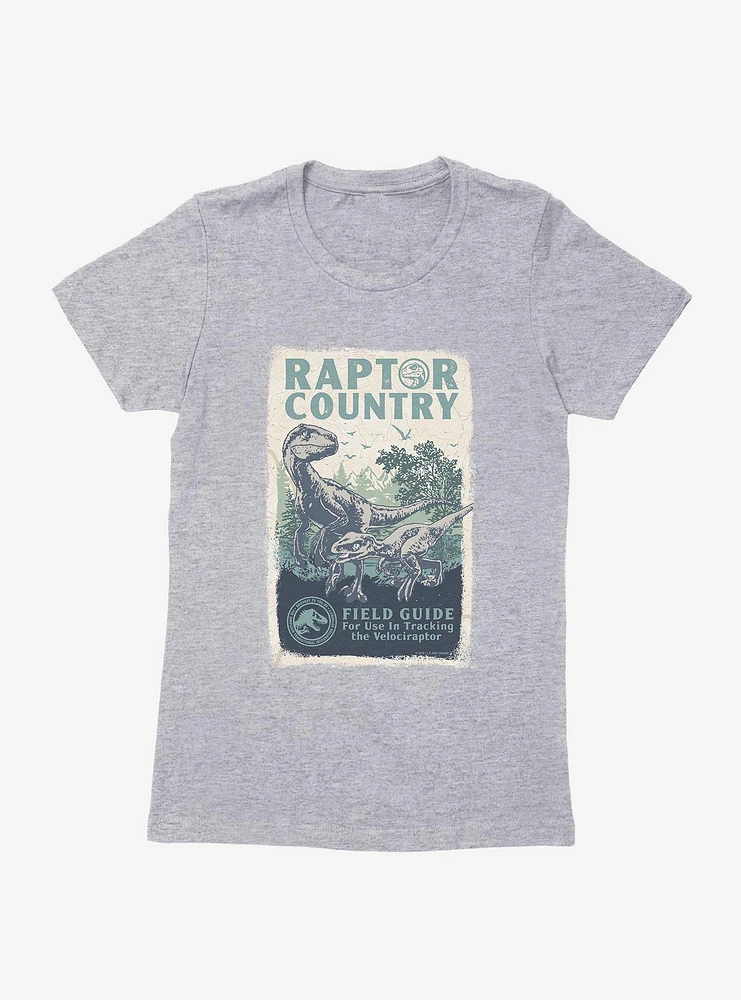Jurassic World Dominion Raptor Country Womens T-Shirt