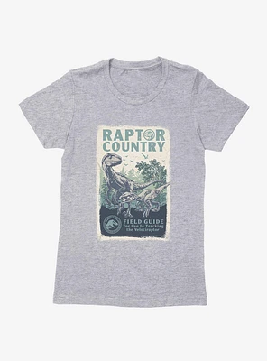 Jurassic World Dominion Raptor Country Womens T-Shirt