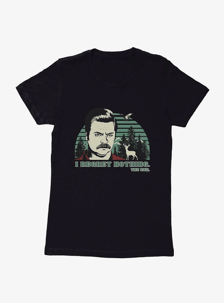 Parks And Recreation I Regret Nothing Womens T-Shirt