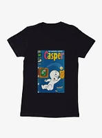 Casper The Friendly Ghost Baseball Comic Cover Womens T-Shirt