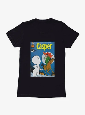 Casper The Friendly Ghost Headless Horseman Comic Cover Womens T-Shirt