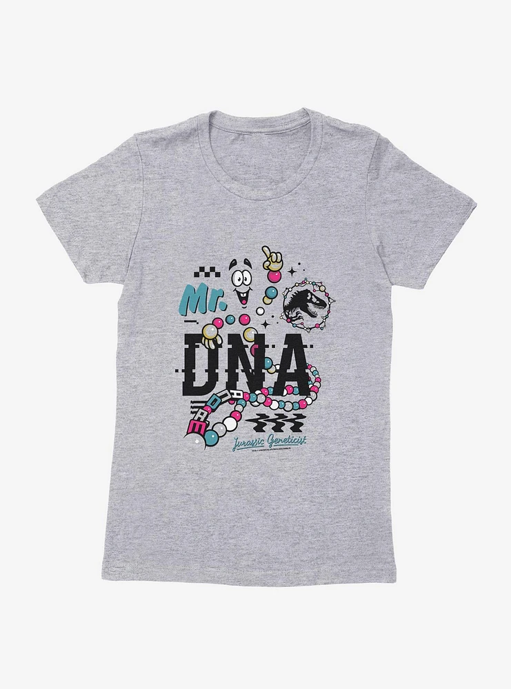 Jurassic World Mr. DNA Geneticist Womens T-Shirt