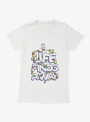 Jurassic World Mr. DNA Life Finds A Way Womens T-Shirt