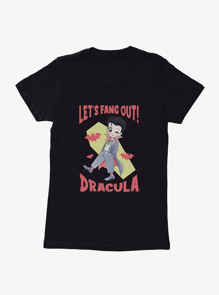 Universal Anime Monsters Fang Out Dracula Womens T-Shirt
