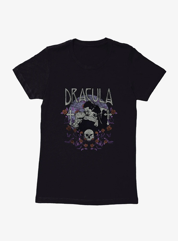 Universal Monsters Dracula Bloodlust Vampire Womens T-Shirt