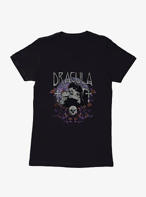 Universal Monsters Dracula Bloodlust Vampire Womens T-Shirt