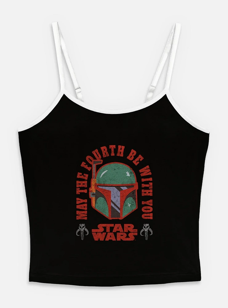 Star Wars Boba Fett May The 4th Womens Cami Tank Top