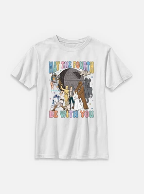 Star Wars A New Hope May The Fourth Be With You  Youth T-Shirt