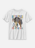 Star Wars A New Hope May The Fourth Be With You  Youth T-Shirt