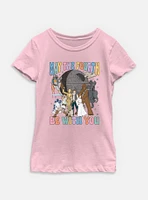 Star Wars A New Hope May The Fourth Be With You  Youth Girls T-Shirt