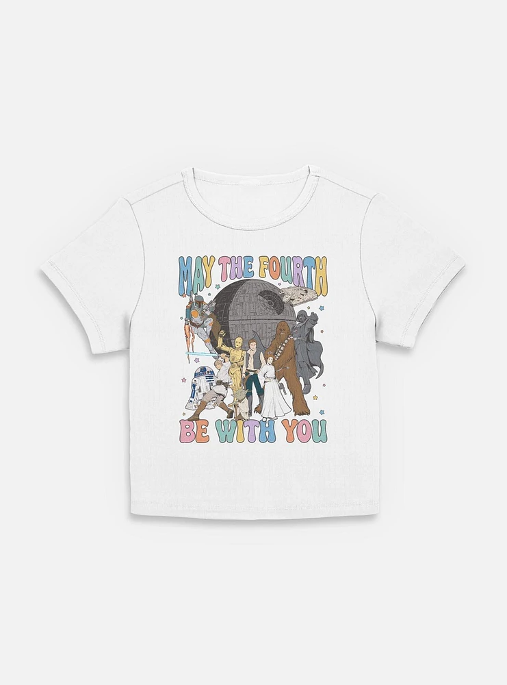Star Wars A New Hope May The Fourth Be With You Womens Baby T-Shirt