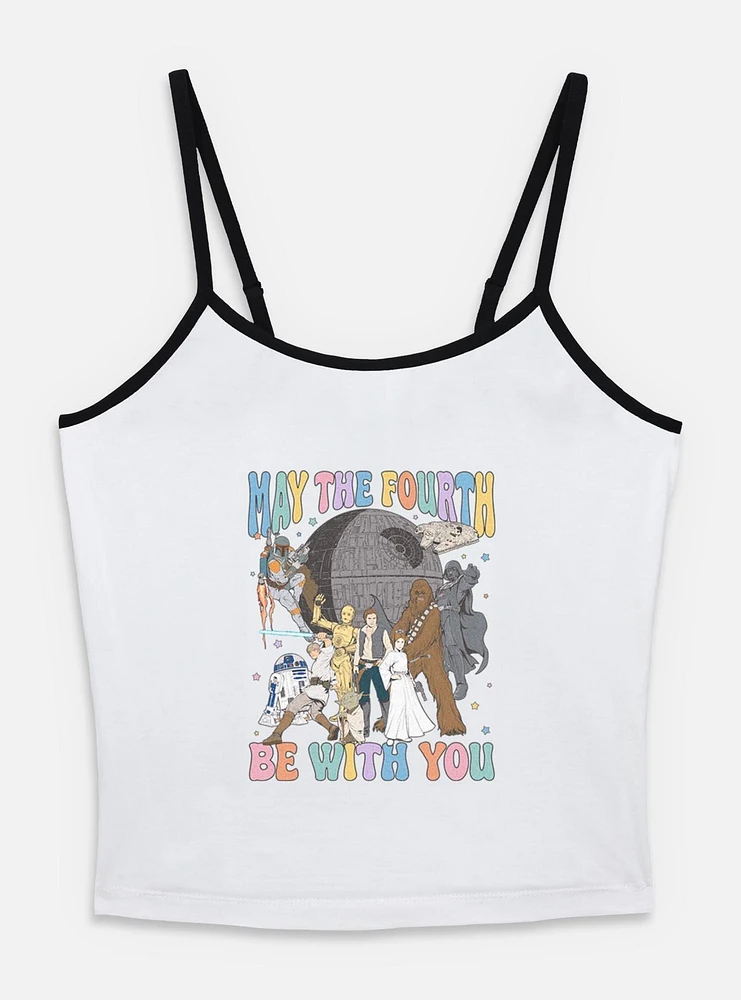 Star Wars A New Hope May The Fourth Be With You Womens Cami Tank Top