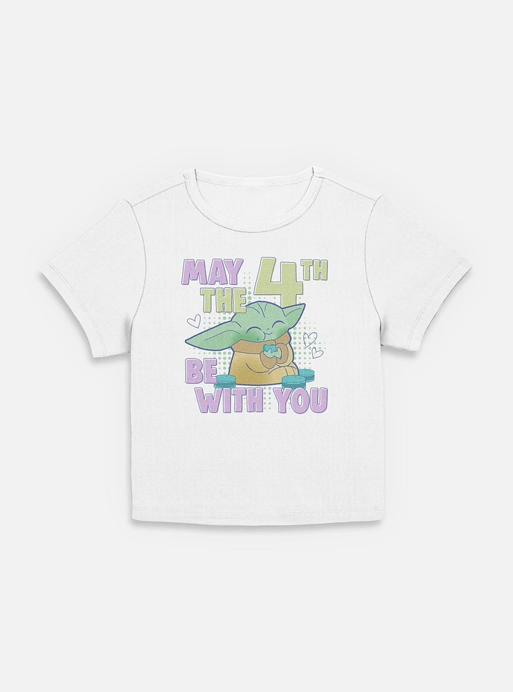 Star Wars The Mandalorian May 4th Grogu Womens Baby T-Shirt