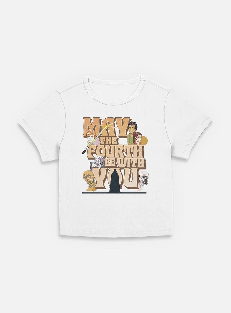 Star Wars May The Fourth Be With You Womens Baby T-Shirt