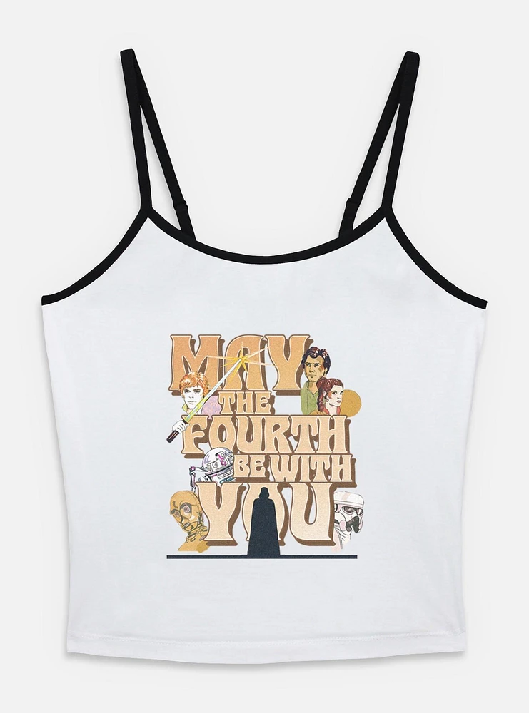 Star Wars May The Fourth Be With You Womens Cami Tank Top