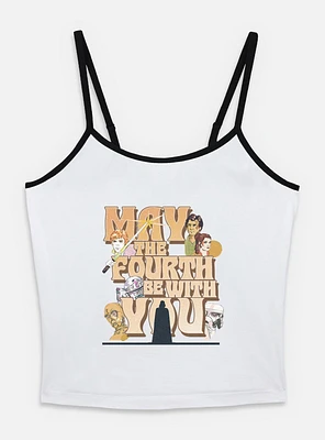 Star Wars May The Fourth Be With You Womens Cami Tank Top