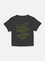Star Wars May The 4th Be With You Womens Baby T-Shirt