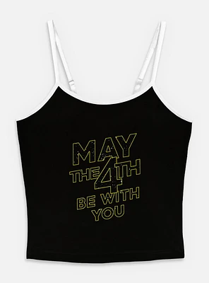 Star Wars May The 4th Be With You Womens Cami Tank Top