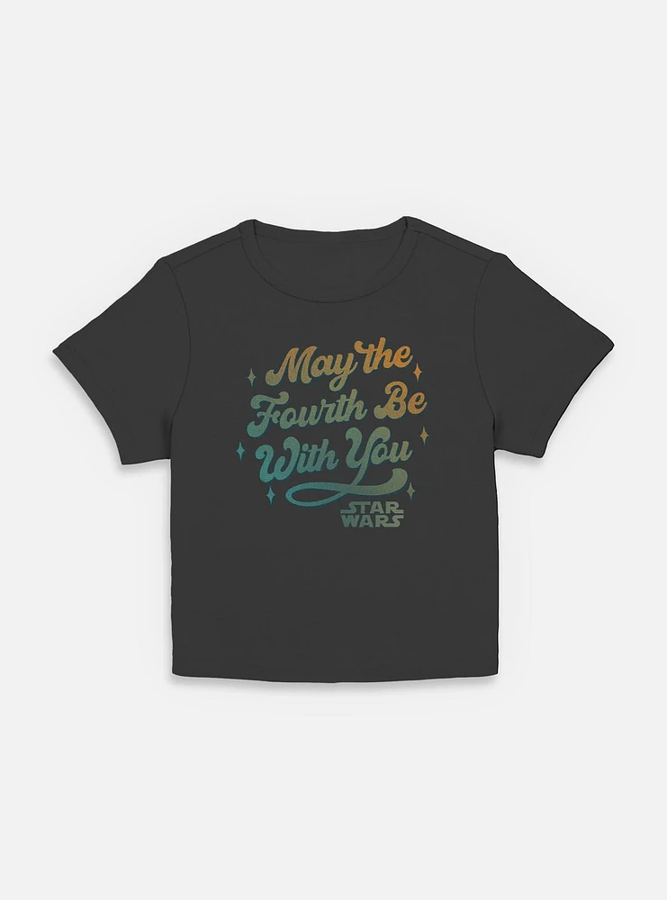 Star Wars Celebrate May The 4th Gradient Womens Baby T-Shirt